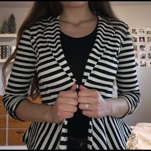 Charlotte Russe peplum blazer
